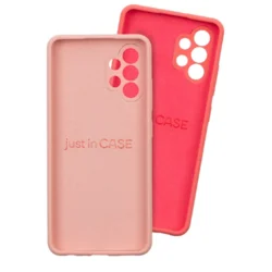 JUST IN CASE Set dve maske za telefon A32 MIX PLUS roze