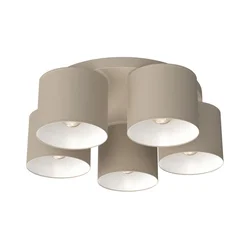 Plafonsko svetlo ARDEN 5xE27/15W/230V prečnik 44 cm bež