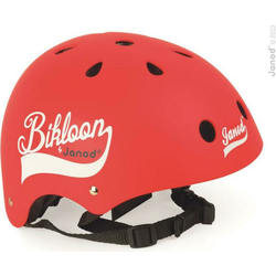 Janod Biciklistička kaciga za djecu Bikloon crvena s ventilacijom veličine 47-54 crvena