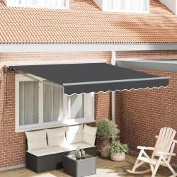 Okvir tende Antracit 300 x 250 cm Poliester s PU premazom