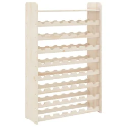 Stalak za vino s gornjom pločom 72,5x25x111,5 cm od borovine