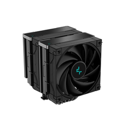 DeepCool procesorski hladilnik - AK620 ZERO DARK (28 dB; maks., 117,21 m3/h; 4pin priključek, 6 toplotnih cevi, 2x12cm, PWM)