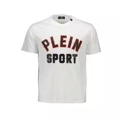 PLEIN SPORT Muška Majica TIPS106_BIANCO_01-WHITE, Bela