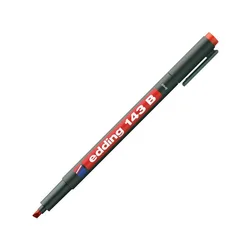 EDDING OHP marker EDE143B002 E-143, 1-3 mm, rdeč 10 KOS