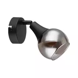Globo 57904-1 - Zidna spot svetiljka GLYPTAR 1xE14/40W/230V crna