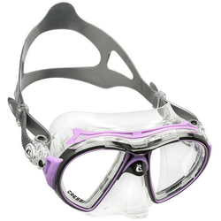 Cressi Air Mask Sil Crystal/Frame Black Lilac