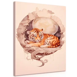 Slika zasanjani tiger - 80x120
