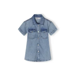 MINOTI Obleka moder denim