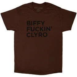 Biffy Clyro Biffy Fucking Clyro Brown L Majica