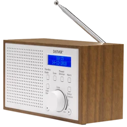 DENVER DAB-46 Radio, DAB, 2W, Braon