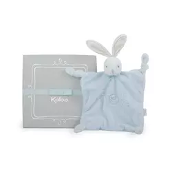 Plišani zeko za maženje Perle-Doudou Knots Rabbit Kaloo 20 cm u poklon kutiji za najmlađe plavi