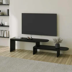 HANAH HOME TV polica Puzzle Black