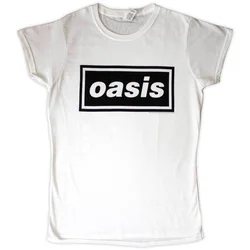 Oasis Decca Logo White S Ženske Majica