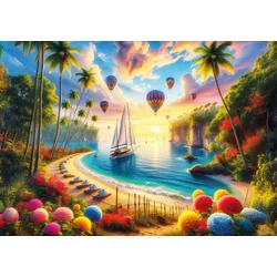 Art puzzle - Puzzle Azurne sanje - 260 kosov