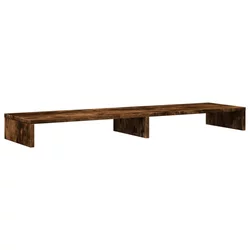 Stalak za monitor boja dimljenog hrasta 100x27x10 cm drveni