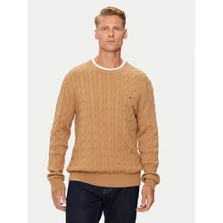 Tommy Hilfiger Pulover MW0MW33132 Bež Regular Fit