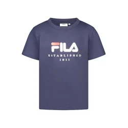 Otroška modra majica s kratkimi rokavi