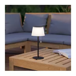 Eglo 901898 -LED Solarna stona lampa SCORDIANO LED/2,3W/3,7V 1800mAh IP44 crna