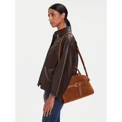 Coccinelle Ročna torba TLB Coccinellesabine Suede Bi E1 TLB 18 02 01 Rjava