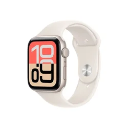APPLE Watch SE 3 Cellular 44mm Starlight Aluminium Case with Starlight Sport Band - M/L (mepf4rk/a)