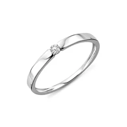 DIAMANT LETERNEL Prstan srebrna