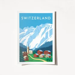 Wallity Poster Switzerland-1989, 42x59,4 cm