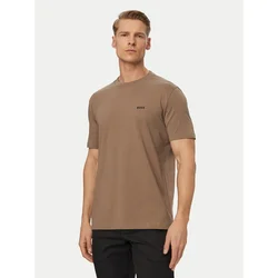 BOSS Majica 50506373 Khaki Regular Fit