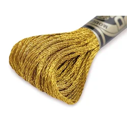 Vezeninska preja DMC Mouliné Light Effects - E3852 Empire Yelow