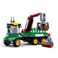 Mestna kmetija Sluban M38-B0778 Traktor s prikolico za hlode
