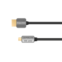 HDMI kabel - micro HDMI plug-plug (AD) 1,8 m Kruger & Matz