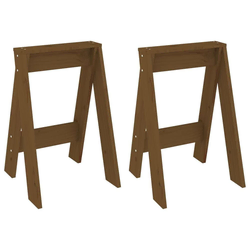 Stolci 2 kom boja meda 40 x 40 x 60 cm od masivne borovine