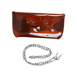 Sunglasses Bag with Strap - Brown