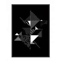 shumee PLAKAT V OKVIRJU 53x73 cm Geometrija P1077