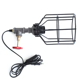 Opviq Stona lampa E27 Socket, Crno-Srebrna