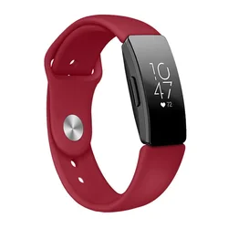 BStrap Fitbit Inspire Silicone (Large) pašček, Red Vine