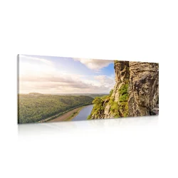 Slika razgled na reko Labe - 80x40