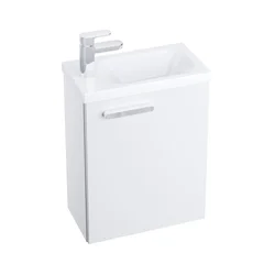 Ravak X000000538 - Kopalniška omarica pod umivalnik CHROME 40x50 cm bela
