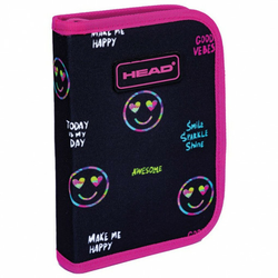 Pernica prazna 1zip 2 preklopaSmile Sparkle Shine 24.Head crna