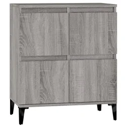 Komoda sivog hrasta sonome 60x35x70 cm od konstruiranog drva