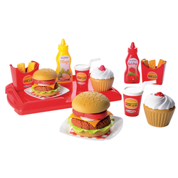 Set hamburgerjev 100% Chef Écoiffier s 25 dodatki od 18 mes