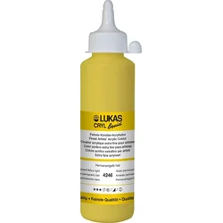 Lukas Cryl Liquid Akrilna barva Permanent Yellow Light 250 ml 1 kos