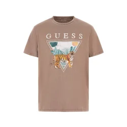 Guess Majica M6GI33 K3310 Rjava Regular Fit