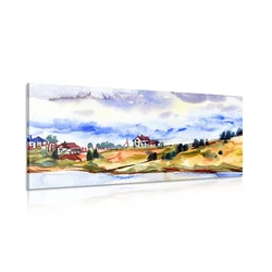 Slika akvarelna vas - 120x60