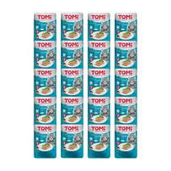 TOMI GF Cat Sosić u želeu za mačke, Losos i jaje, 100g, 20kom