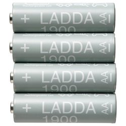 LADDA Punjiva baterija, HR06 AA 1.2V, 1900 mAh