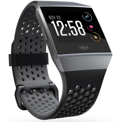 FitBit FB164SBBKL Ionic Sport Band, Black/Gray L