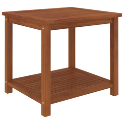 vidaXL Stranska mizica trden akacijev les 45x45x45 cm