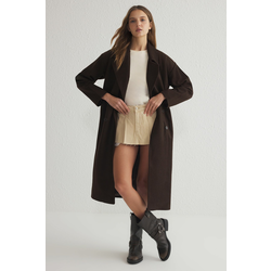 Trendyol Brown Oversized Coat