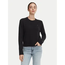 Tommy Hilfiger Pulover WW0WW51432 Črna Regular Fit