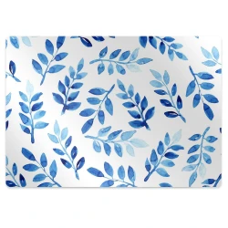 Decormat Podloga za stol Blue watercolor 140x100 cm 15 cm